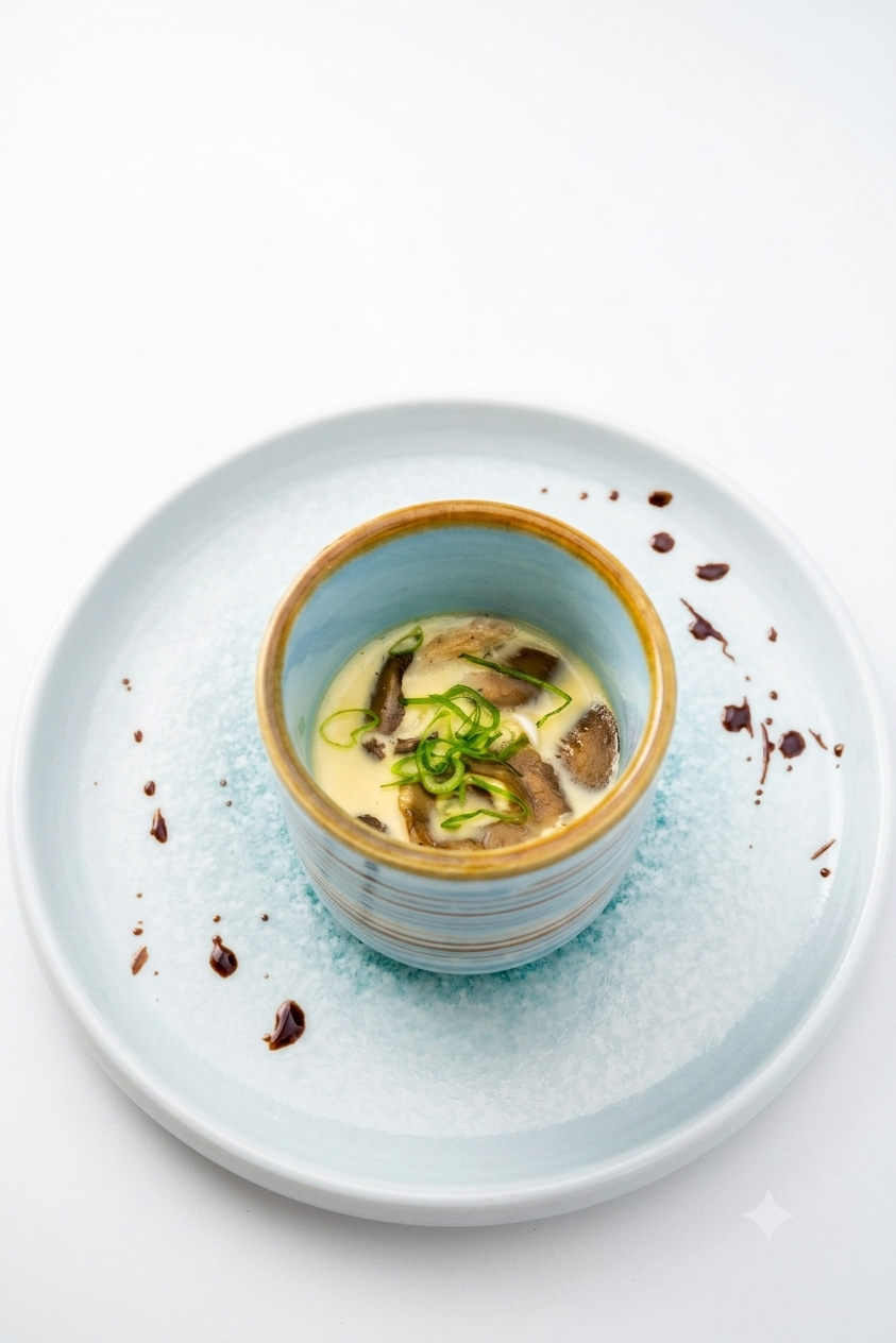 Chawanmushi with mushrooms