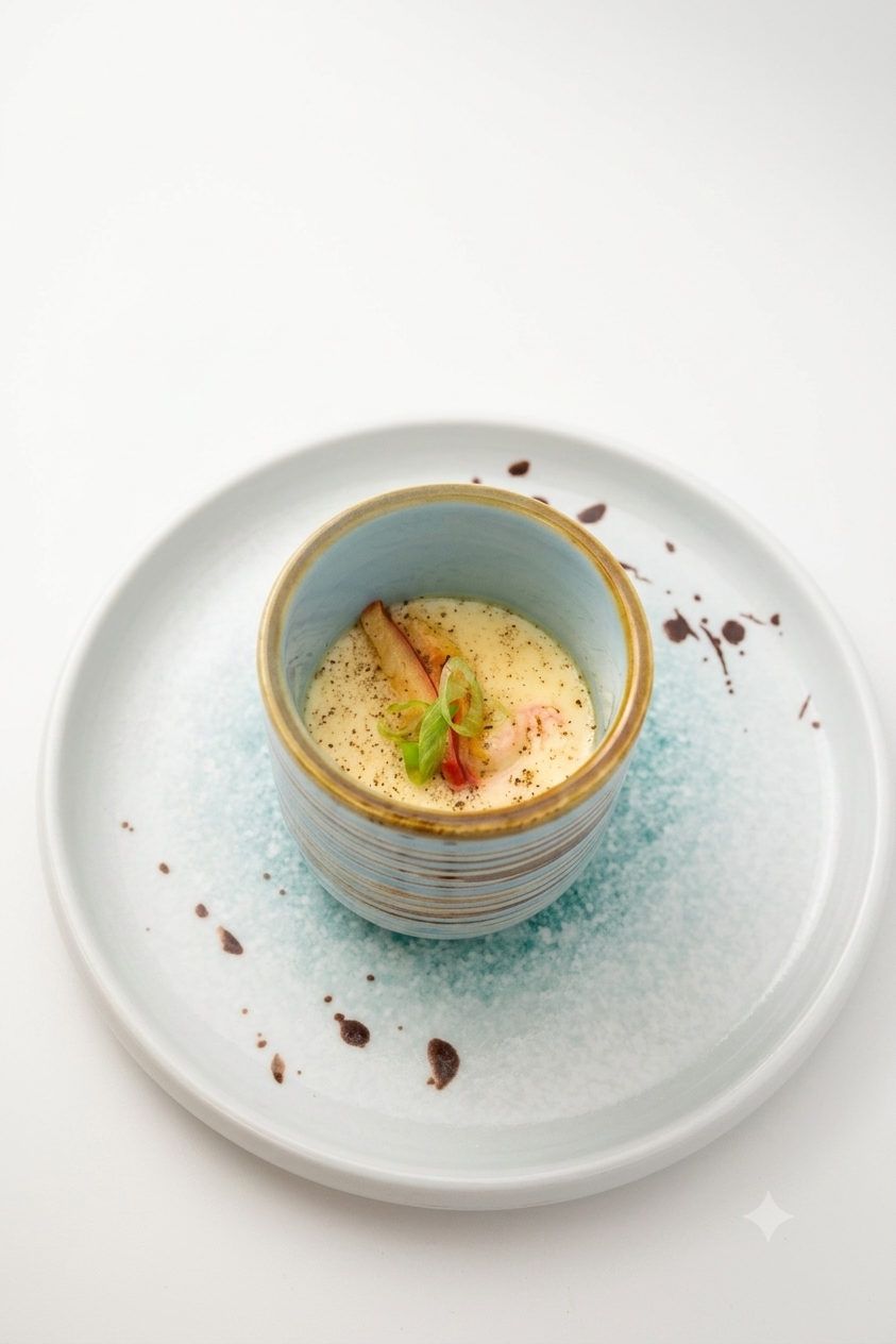 Chawanmushi with shrimp