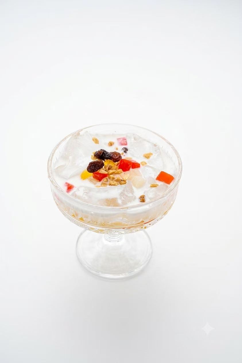 Coconut milk ice jelly